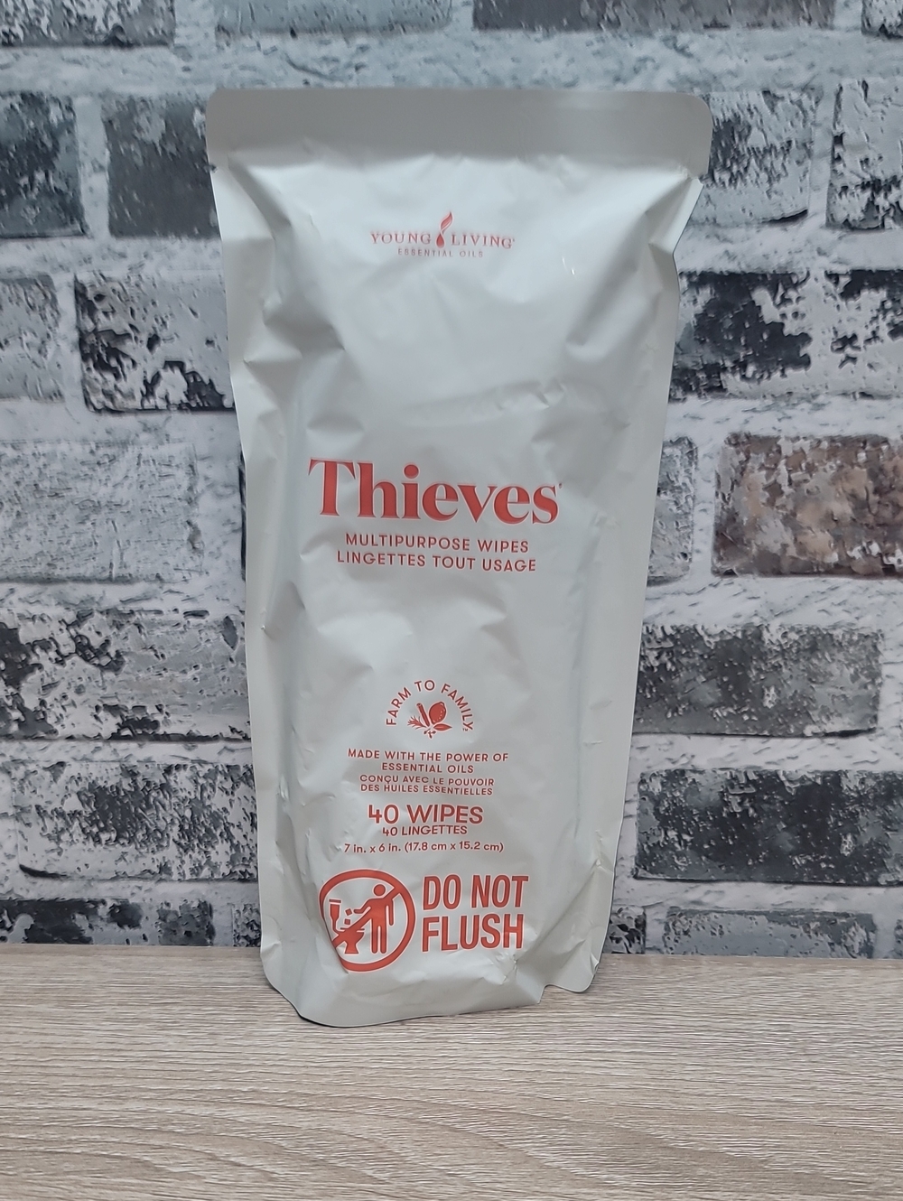 NEW-Young Living Thieves Multipurpose Wipes